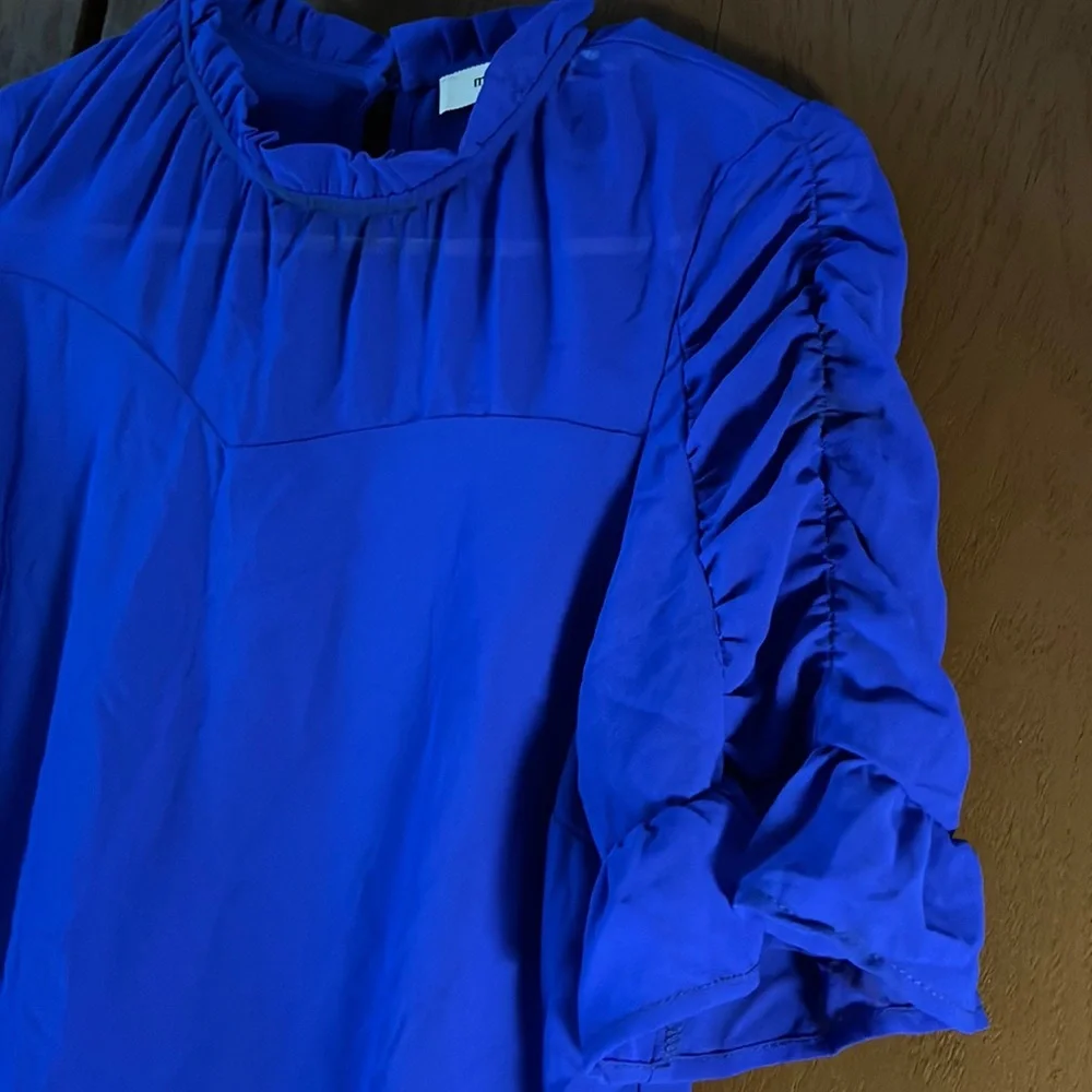 Womens blue blouse - Picture 3 of 8
